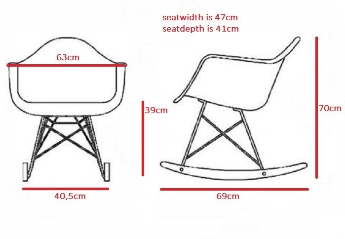 eames rocking chair